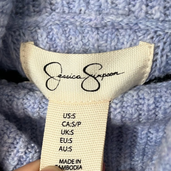 Jessica Simpson Purple Knit Cowl-neck Sweater - Picture 5 of 11